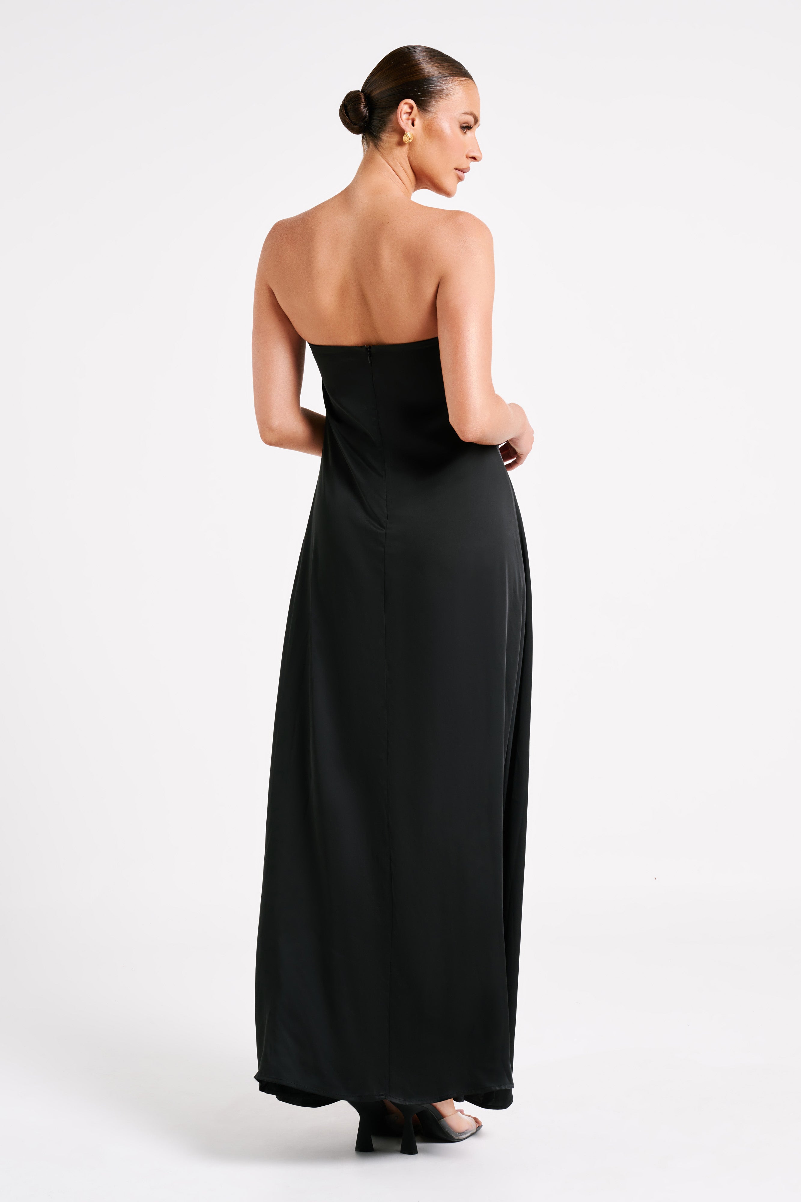 MESHKI Luisa Strapless Maxi Dress - Black